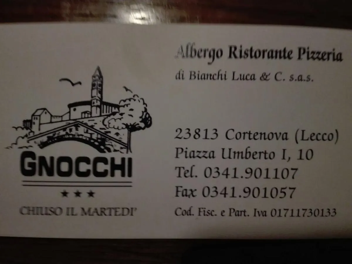 Hotel Albergo ristorante Gnocchi Cortenova